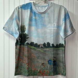 Monet Art Oil Painting AOP Shirt XL